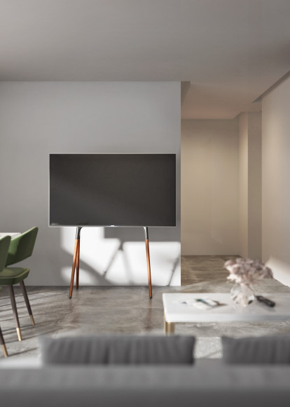 Подставка для телевизора Cactus CS-ST1247BKWN черный/орех 49"-70" макс.40кг напольный Подставка для телевизора Cactus CS-ST1247BKWN черный/орех 49"-70" макс.40кг напольный