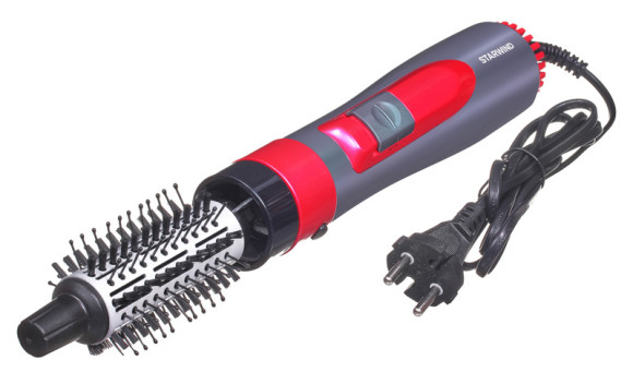 Фен-щетка Starwind SHP8501 1000Вт серый/розовый
