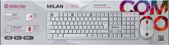 Клавиатура Defender Element HB-520 черный USB