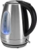 Чайник электрический Hyundai HYK-S7407 1.7л. 2200Вт серебристый матовый/черный корпус: металл