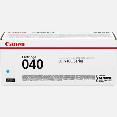 Картридж лазерный Canon 040C 0458C001 голубой бар.в компл. (5400стр.) для Canon LBP-710/712