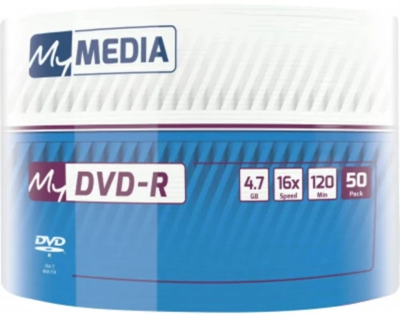 Диск DVD-R MyMedia 4.7Gb 16x Pack wrap (50шт) (69200)
