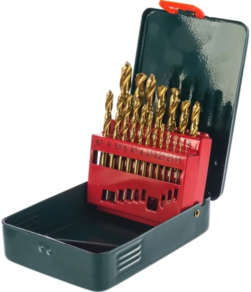 Набор сверл Metabo 627156000 по металлу (19пред.) для дрелей Набор сверл Metabo 627156000 по металлу (19пред.) для дрелей