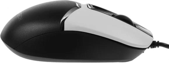 Мышь A4Tech Fstyler FM12 Panda белый/черный оптическая 1200dpi USB 3but