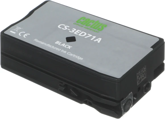 Картридж струйный Cactus CS-3ED71A 712 черный (80мл) для HP DJ T230/T630/T650 с чипом Картридж струйный Cactus CS-3ED71A 712 черный (80мл) для HP DJ T230/T630/T650 с чипом