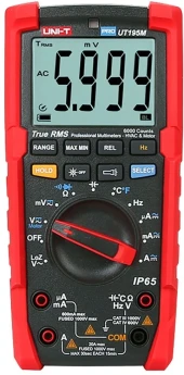 Мультиметр Uni-T UT195M цифровой красный/черный