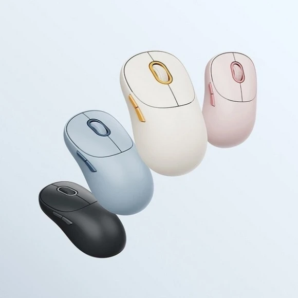 Мышь Xiaomi Wireless Mouse 3 белый оптическая 1200dpi silent беспров. BT/Radio USB для ноутбука 4but (BHR8912GL) Мышь Xiaomi Wireless Mouse 3 белый оптическая 1200dpi silent беспров. BT/Radio USB для ноутбука 4but (BHR8912GL)