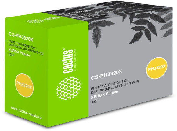 Картридж лазерный Cactus CS-PH3320X 106R02306 черный (11000стр.) для Xerox Phaser 3320 Картридж лазерный Cactus CS-PH3320X 106R02306 черный (11000стр.) для Xerox Phaser 3320