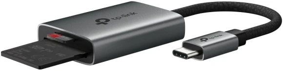 Устройство чтения карт памяти USB Type-C TP-Link UA430C серый