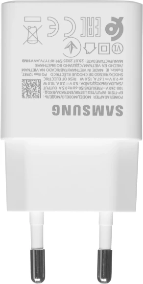 Сетевое зар./устр. Samsung EP-T1510N 15W 2A+1.67A (PD) USB Type-C Samsung белый (EP-T1510NWEGEU)