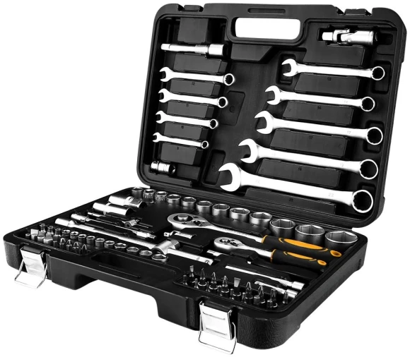 Набор инструментов Deko DKMT82 82 предмета (жесткий кейс) Набор инструментов Deko DKMT82 82 предмета (жесткий кейс)