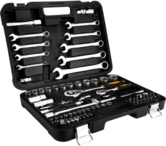 Набор инструментов Deko DKMT82 82 предмета (жесткий кейс) Набор инструментов Deko DKMT82 82 предмета (жесткий кейс)