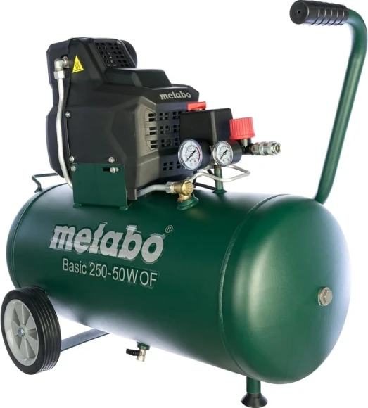 Компрессор поршневой Metabo Basic 250-50 W OF безмасляный 120л/мин 50л 1500Вт