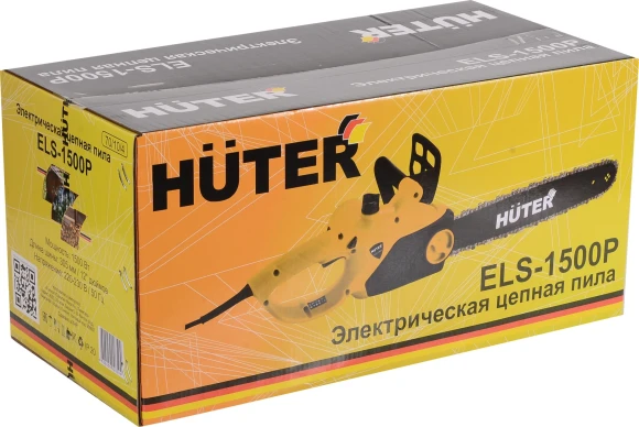 Цепная пила Huter ELS-1500P от сети 1500Вт дл.шины:12" (30cm) (70/10/4)