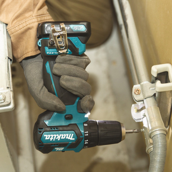 Дрель-шуруповерт Makita DHP485SYE аккум. патрон:быстрозажимной (кейс в комплекте)
