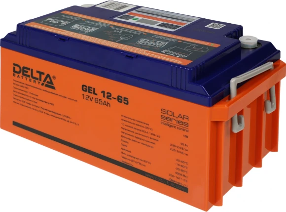 Батарея для ИБП Delta GEL 12-65 12В 65Ач Батарея для ИБП Delta GEL 12-65 12В 65Ач