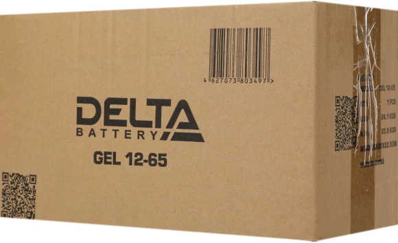 Батарея для ИБП Delta GEL 12-65 12В 65Ач Батарея для ИБП Delta GEL 12-65 12В 65Ач