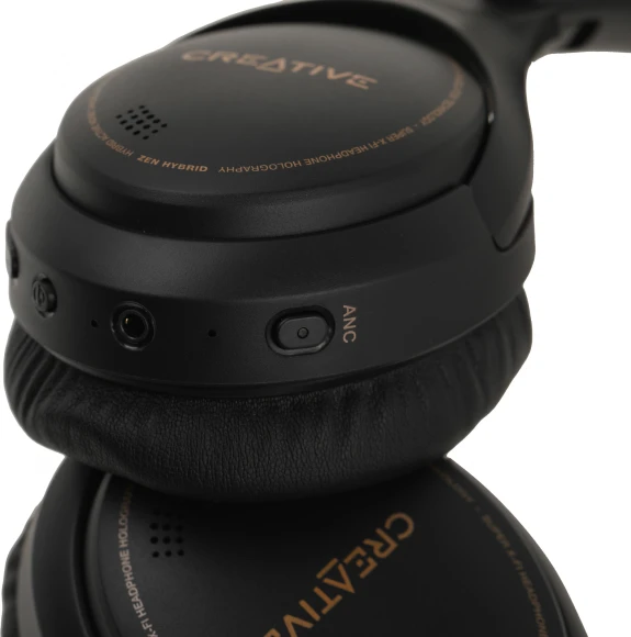 Гарнитура мониторные Creative Zen Hybrid 1.2м черный беспроводные bluetooth оголовье (51EF1010AA001)