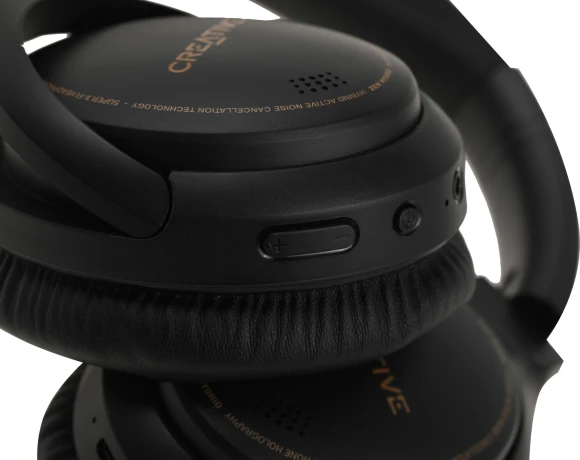 Гарнитура мониторные Creative Zen Hybrid 1.2м черный беспроводные bluetooth оголовье (51EF1010AA001)