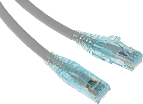Патч-корд Hyperline PC-LPM-UTP-RJ45-RJ45-C6-10M-LSZH-GY UTP RJ-45 вил.-вилка RJ-45 кат.6 10м серый LSZH