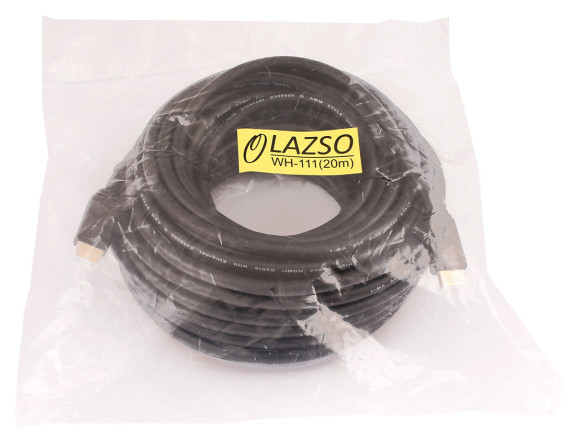 Кабель аудио-видео LAZSO WH-111 HDMI (m)/HDMI (m) 20м. позолоч.конт. черный (WH-111(20M)) Кабель аудио-видео LAZSO WH-111 HDMI (m)/HDMI (m) 20м. позолоч.конт. черный (WH-111(20M))