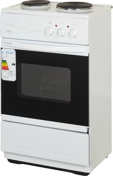 Плита Электрическая Flama CE 3201 W белый эмаль
