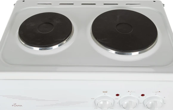 Плита Электрическая Flama CE 3201 W белый эмаль