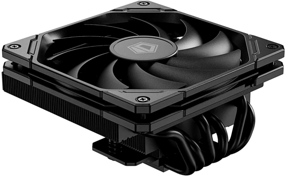 Устройство охлаждения(кулер) ID-Cooling IS-67-XT Soc-AM5/AM4/1200/1700/1851 черный 4-pin 16-35dB Al+Cu 150W 500gr Ret (IS-67-XT BLACK)