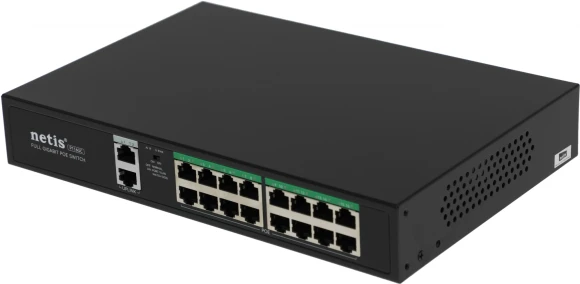 Коммутатор Netis P116GC (L2) 18x1Гбит/с 16PoE+ 240W неуправляемый
