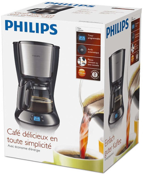 Кофеварка капельная Philips HD7459/20 1000Вт черный Кофеварка капельная Philips HD7459/20 1000Вт черный