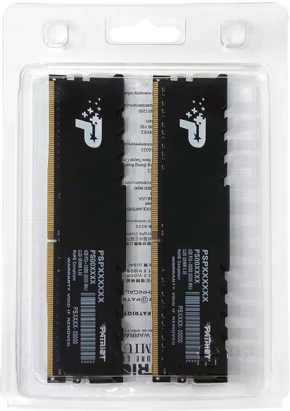Память DDR4 2x16GB 3200MHz Patriot PSP432G3200KH1 Signature Premium RTL PC4-25600 CL22 DIMM 288-pin 1.2В kit dual rank с радиатором Ret