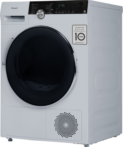 Сушильная машина Weissgauff WD 599 DC Inverter Heat Pump кл.энер.:A+++ макс.загр.:9кг белый (426593) Сушильная машина Weissgauff WD 599 DC Inverter Heat Pump кл.энер.:A+++ макс.загр.:9кг белый (426593)