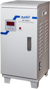 Стабилизатор напряжения Rucelf SRV-15000 15кВА однофазный белый (SRV-15000-D)