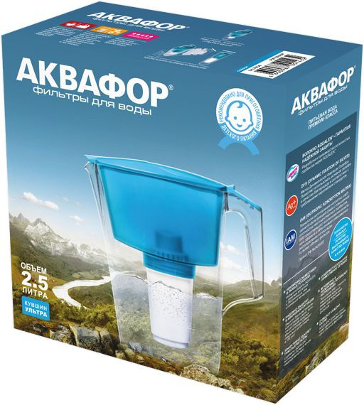 Кувшин Аквафор Ультра P87A5F коралловый 2.5л.