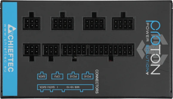 Блок питания Chieftec ATX 650W Proton BDF-650C 80+ bronze (20+4pin) APFC 140mm fan 6xSATA Cab Manag RTL