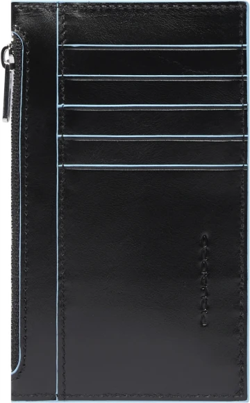 Чехол для кредитных карт Piquadro Blue Square PP6561B2R/N черный натур.кожа
