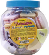 Точилка для карандашей ручная Silwerhof Cookies Монстрики 1 отверстие пластик ассорти туба Точилка для карандашей ручная Silwerhof Cookies Монстрики 1 отверстие пластик ассорти туба