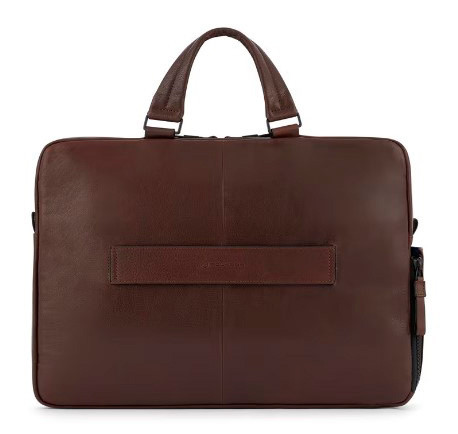 Деловая сумка Piquadro Harper CA4027AP/TM с отделением для ноутбука 15.6" темно-коричневая натур.кожа