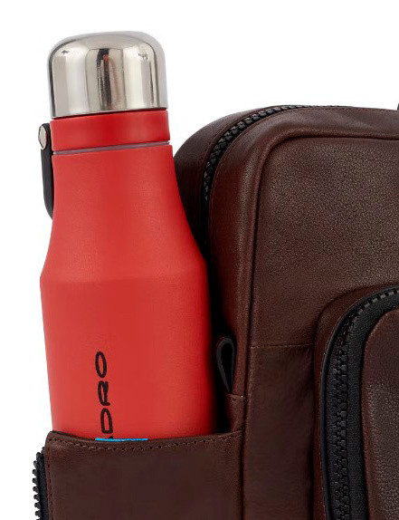 Деловая сумка Piquadro Harper CA4027AP/TM с отделением для ноутбука 15.6" темно-коричневая натур.кожа