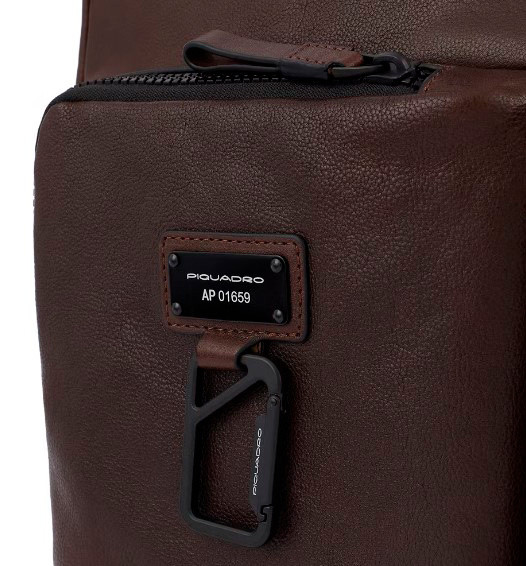 Деловая сумка Piquadro Harper CA4027AP/TM с отделением для ноутбука 15.6" темно-коричневая натур.кожа