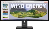 Монитор Lenovo 23.8" ThinkVision P24q-40 черный IPS LED 16:9 HDMI матовая HAS Piv 300cd 178гр/178гр 2560x1440 120Hz DP Quad 2K (1440p) USB 5.1кг
