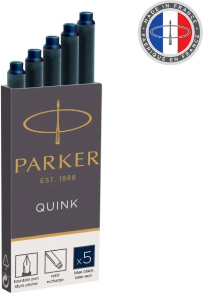 Картридж Parker Quink Z11 (1950385) черный/синие чернила для ручек перьевых (5шт)