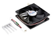 Вентилятор для корпуса Zalman ZM-F2 Plus (SF) 90х90x25 черный 3-pin 23дБ Ret
