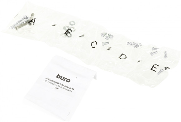 Кронштейн для телевизора Buro TLS0 черный 20"-29" макс.15кг настенный наклон