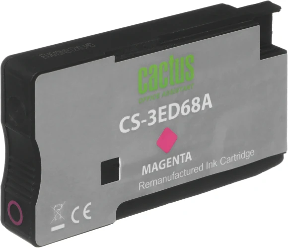Картридж струйный Cactus CS-3ED68A 712 пурпурный (29мл) для HP DJ T230/T630/T650 с чипом