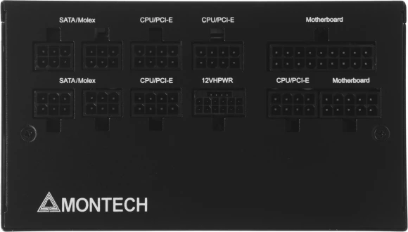 Блок питания Montech ATX 750W CENTURY GOLD G5 80+ gold (20+4pin) APFC 120mm fan 10xSATA Cab Manag RTL