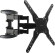 Кронштейн для телевизора Ultramounts UM907 черный 23"-55" макс.40кг настенный поворотно-выдвижной и наклонный Кронштейн для телевизора Ultramounts UM907 черный 23"-55" макс.40кг настенный поворотно-выдвижной и наклонный