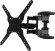 Кронштейн для телевизора Ultramounts UM907 черный 23"-55" макс.40кг настенный поворотно-выдвижной и наклонный Кронштейн для телевизора Ultramounts UM907 черный 23"-55" макс.40кг настенный поворотно-выдвижной и наклонный