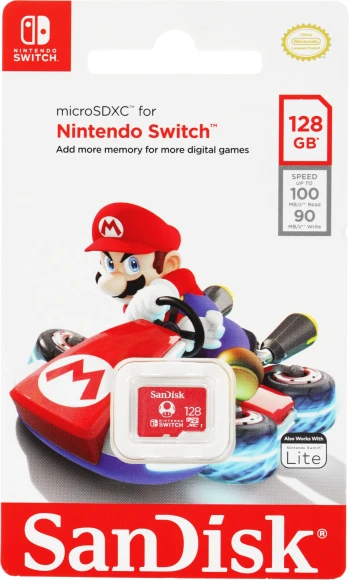 Флеш карта microSDXC 128GB Sandisk SDSQXAO-128G-GN3ZN Nintendo Switch w/o adapter Флеш карта microSDXC 128GB Sandisk SDSQXAO-128G-GN3ZN Nintendo Switch w/o adapter