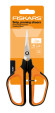 Ножницы для травы Fiskars Solid SP15 черный/оранжевый (1051602)